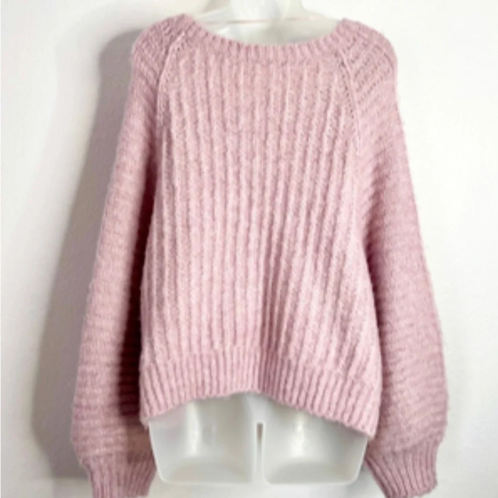 FREE PEOPLE Women's Moonlit Orchid Carter Oversized Pullover Large NWT